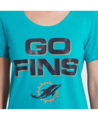 Women's Turbo Green Miami Dolphins 2025 Rivalries Collection Slub Dri-FIT T-Shirt
