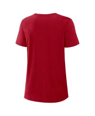 Women's Scarlet San Francisco 49ers 2025 Rivalries Collection Slub Dri-FIT T-Shirt