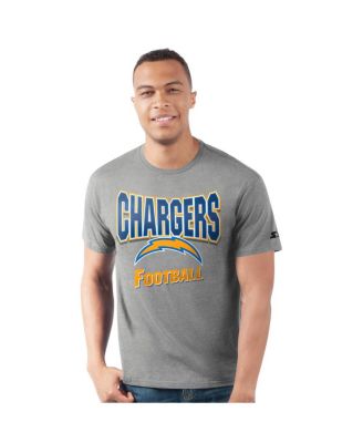 Starter - Men's Heather Gray Los Angeles Chargers Prime Time T-Shirt