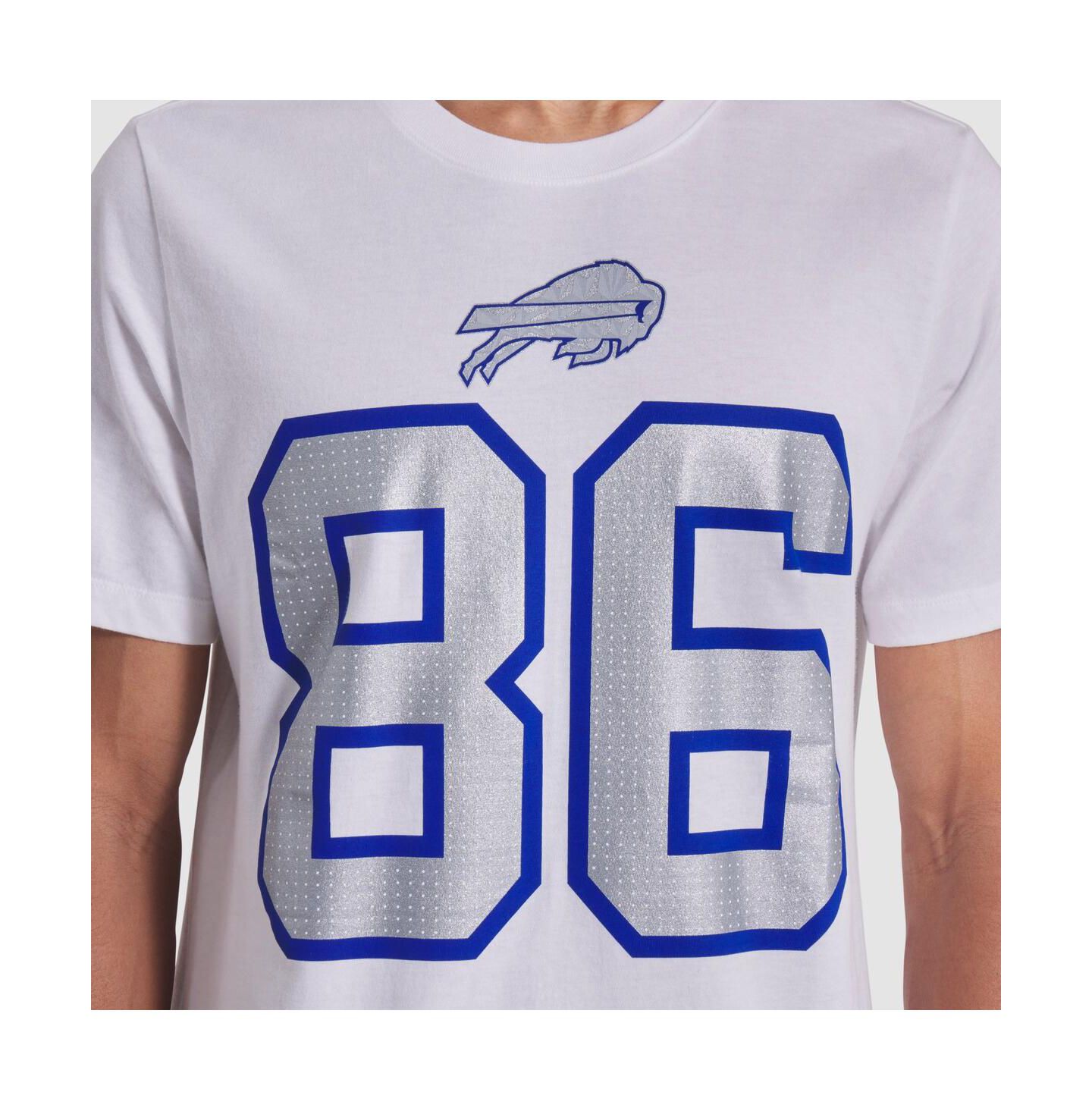 Мужская футболка Nike Dalton Kincaid White Buffalo Bills 2025 Rivalries Collection Player Name & Number — фото 4