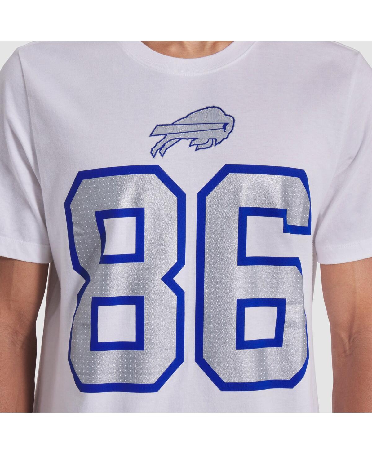 Nike Men's Dalton Kincaid White Buffalo Bills 2025 Rivalries Collection Player Name Number T-shirt In White