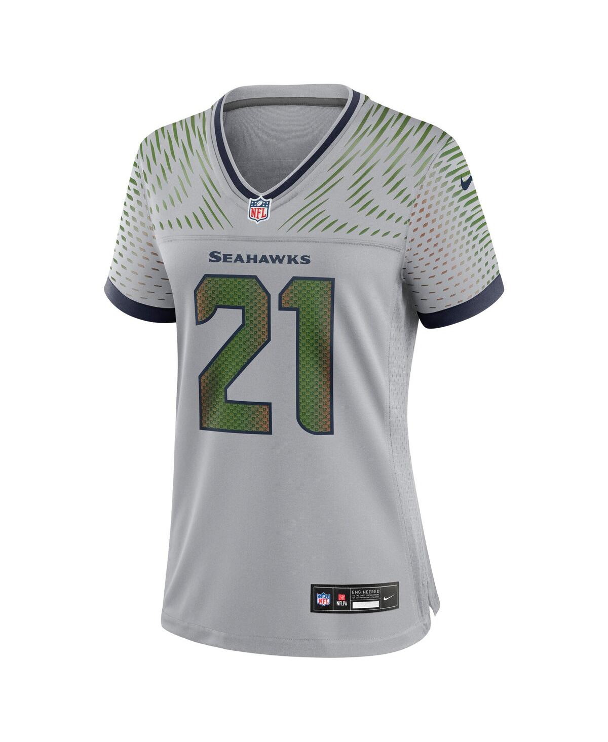 Nike Women's Devon Witherspoon Wolf Gray Seattle Seahawks 2025 Rivalries Collection Game Jersey