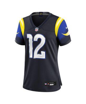 Women's Puka Nacua&nbsp;Midnight Blue Los Angeles Rams 2025 Rivalries Collection Game Jersey