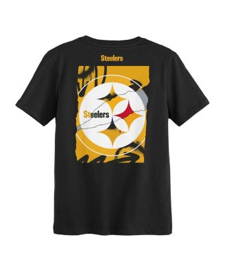 Preschool Black Pittsburgh Steelers Posterize T-Shirt