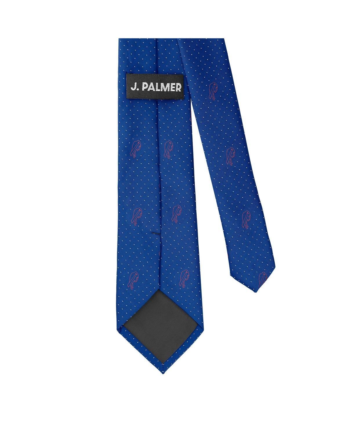 J. Palmer Men's Buffalo Bills Game Day Polka Dot Tie In Transparent