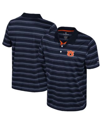 Colosseum - Men's Navy Auburn Tigers Milk Steak Polo