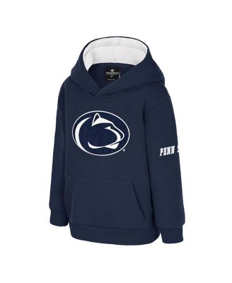 Toddler Navy Penn State Nittany Lions Big Logo Volume Fleece Pullover Hoodie