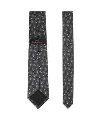 Men's Venom Spider Web Motif Novelty Silk Necktie