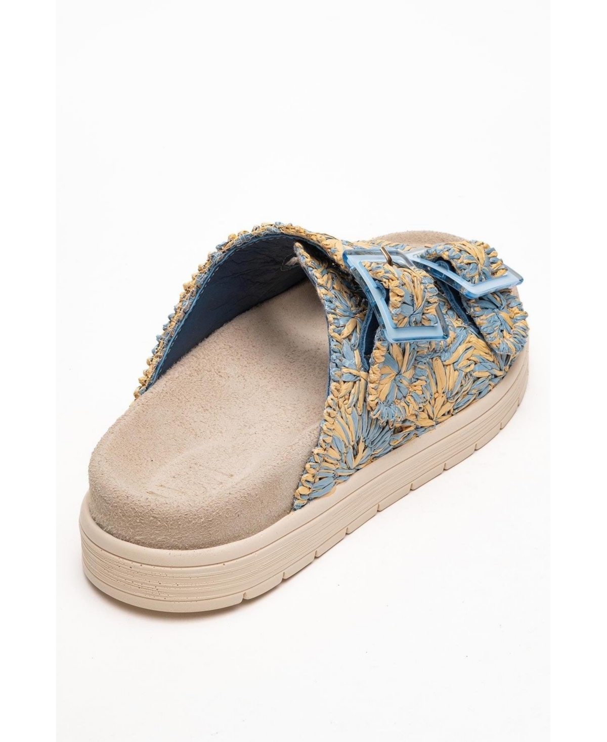 Forever & Always Shoes Milana Leather Double Strap Sandal (Women)