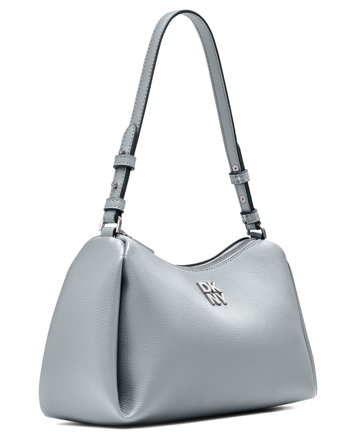 Dkny Remy Top Zip Shoulder Bag In Gray