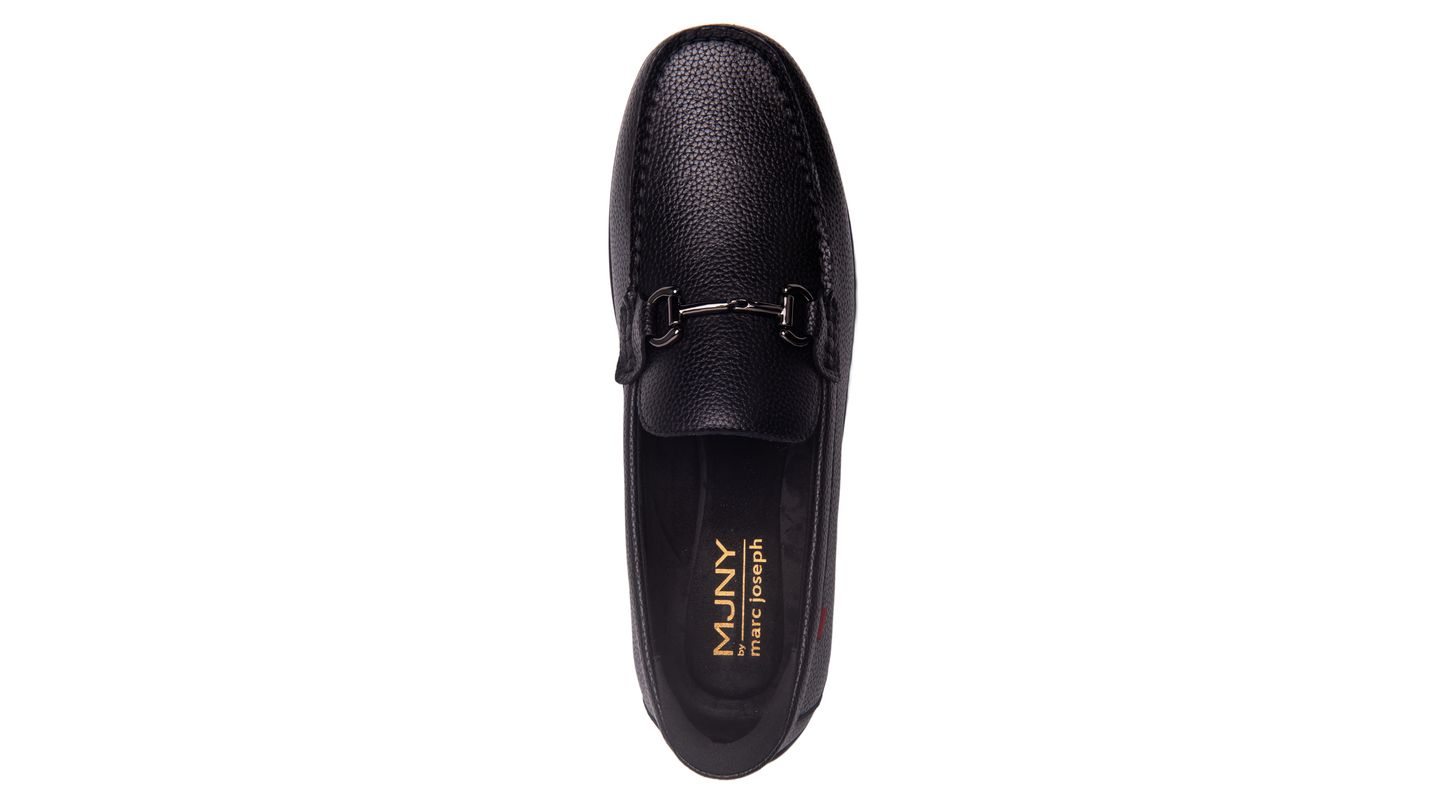 Мужские туфли Marc Joseph New York Elliot Road Hands-Free Slip On Technology Buckle, цвет: Чёрный — фото 5