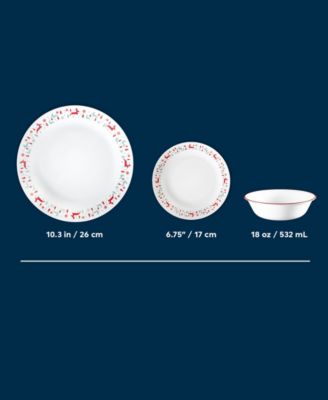 Winter Berries 18 Pc. Dinnerware Set, Service For 6