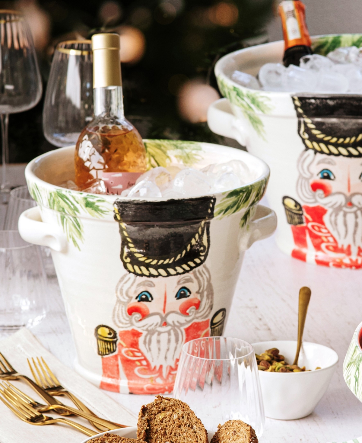 Vietri Nutcracker Ice Bucket