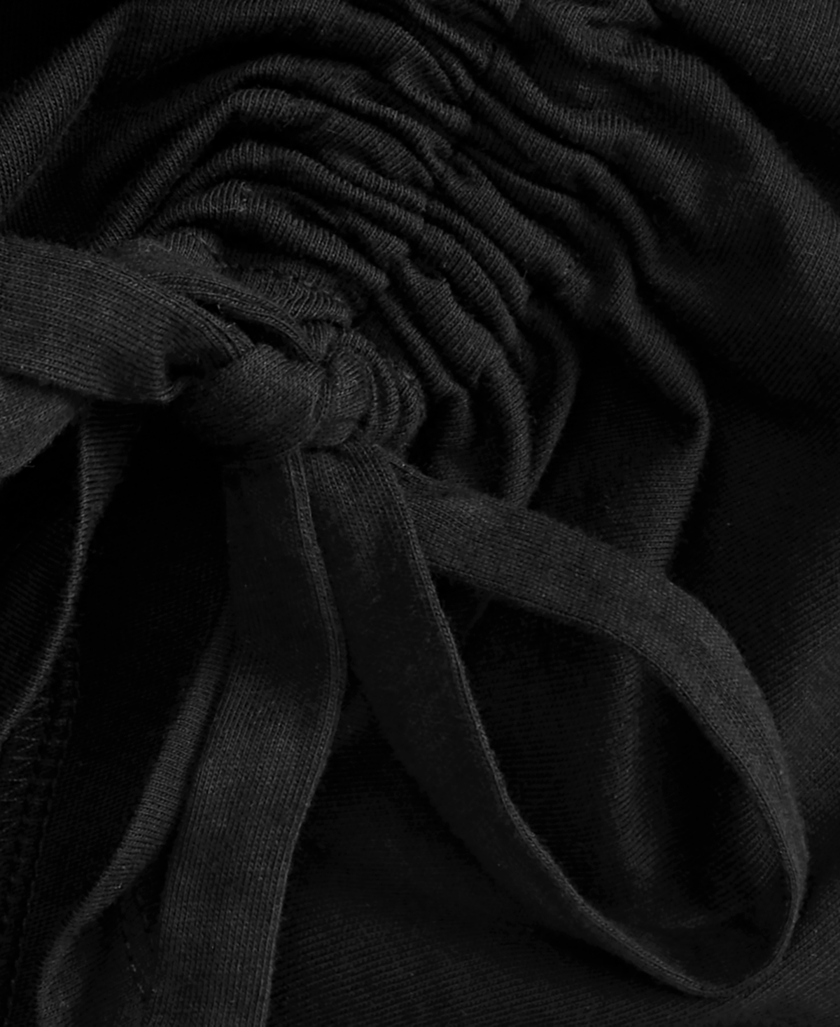 Inc International Concepts Women's Printed Drawstring-side Top, Macy's Exclusive In Black