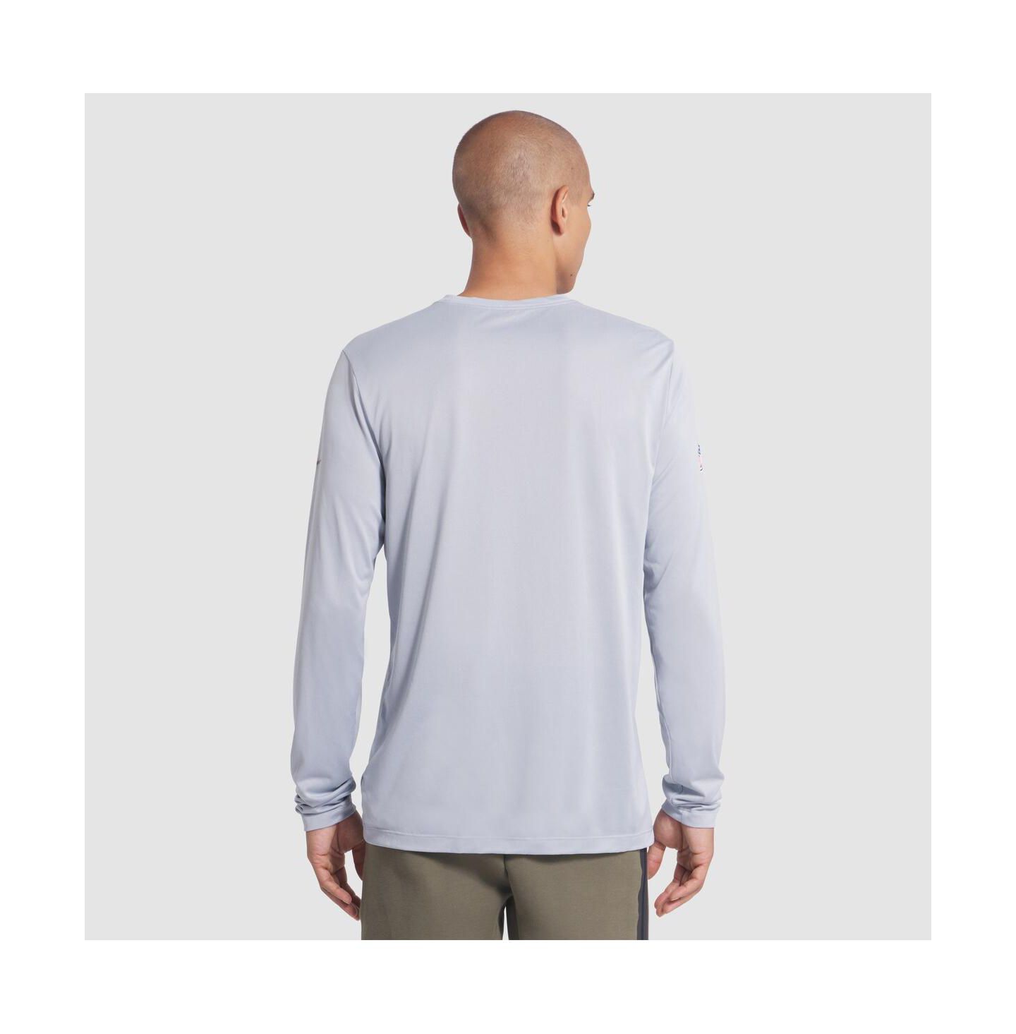 Мужская футболка Nike Wolf Gray Seattle Seahawks 2025 Rivalries Collection Sideline Legend Dri-FIT Long Sleeve — фото 2