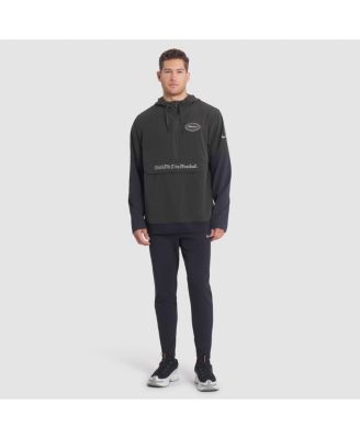 Men's Gotham Green New York Jets 2025 Rivalries Collection Sideline Anorak Half-Zip Hoodie Jacket