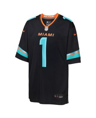 Big Boys and Girls Tua Tagovailoa Pitch Blue Miami Dolphins 2025 Rivalries Collection Game Jersey