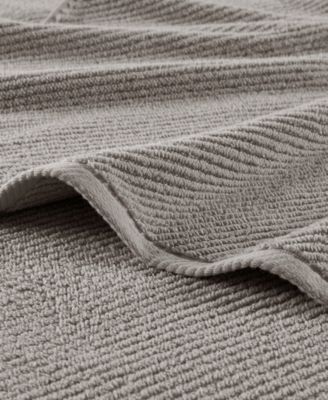 Diagonal Ribbed Cotton 6-Pc. Towel Set