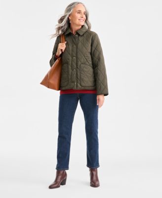 Women's Quilted Utility Jacket, Macy's Exclusive