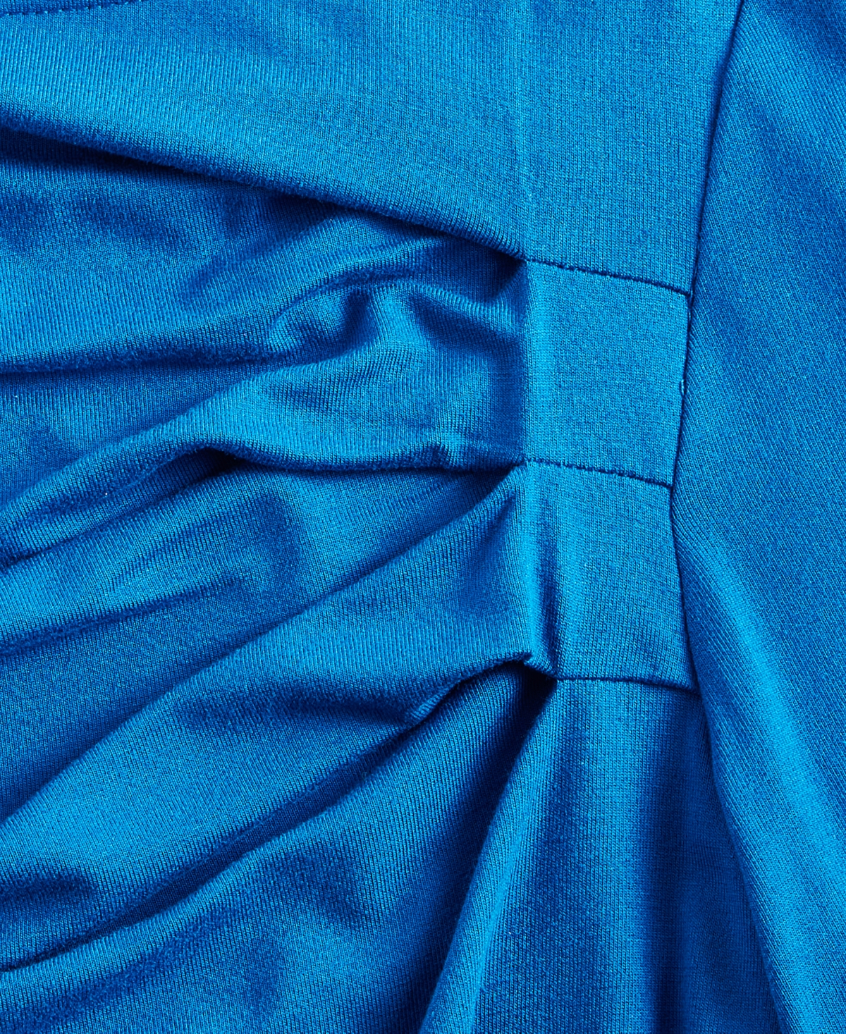 Inc International Concepts Women's Open-neck Placed-pleat Top, Macy's Exclusive In Blue