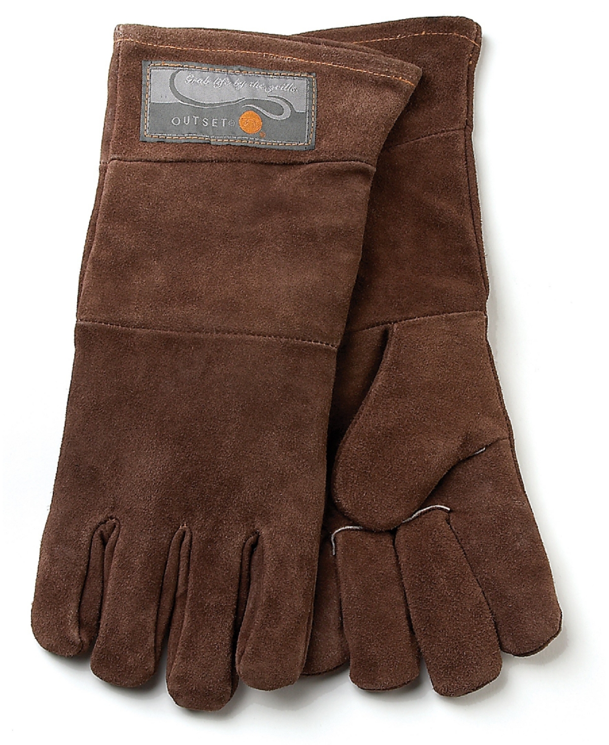 Outset Leather Grill Gloves, Set Of 2 In Brown
