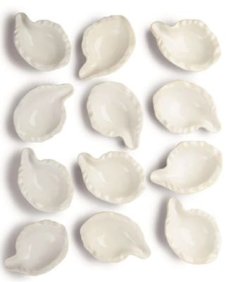 Ceramic Oyster Shells, Set of 2