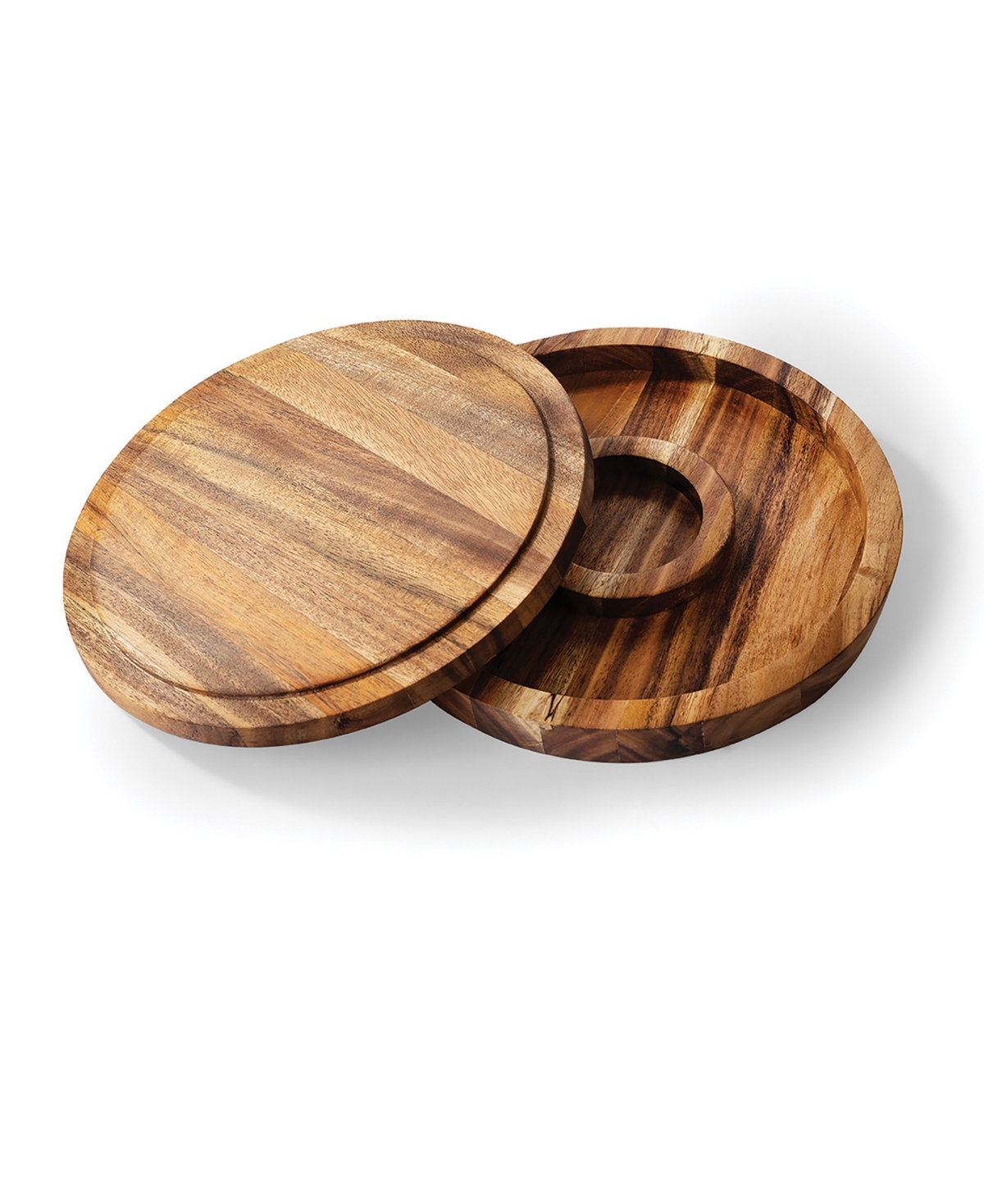 Outset Acacia 3-in-1 Salt Rimmer And Storage In Brown
