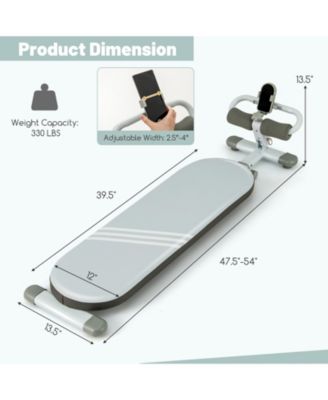 Multifunctional Sit Up Workout Bench with Adjustable Angles and Length