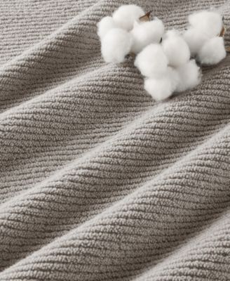 Diagonal Ribbed Cotton 4-Pc. Hand Towel Set