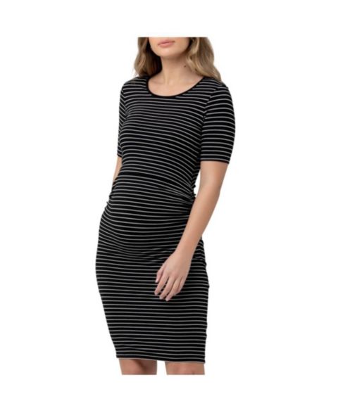 Женское платье Ripe Maternity Maternity Mia Short Sleeve Nursing, цвет: Чёрный