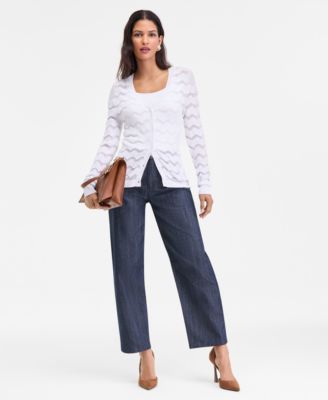 Women's Chevron Stitch Cardigan, Macy's Exclusive