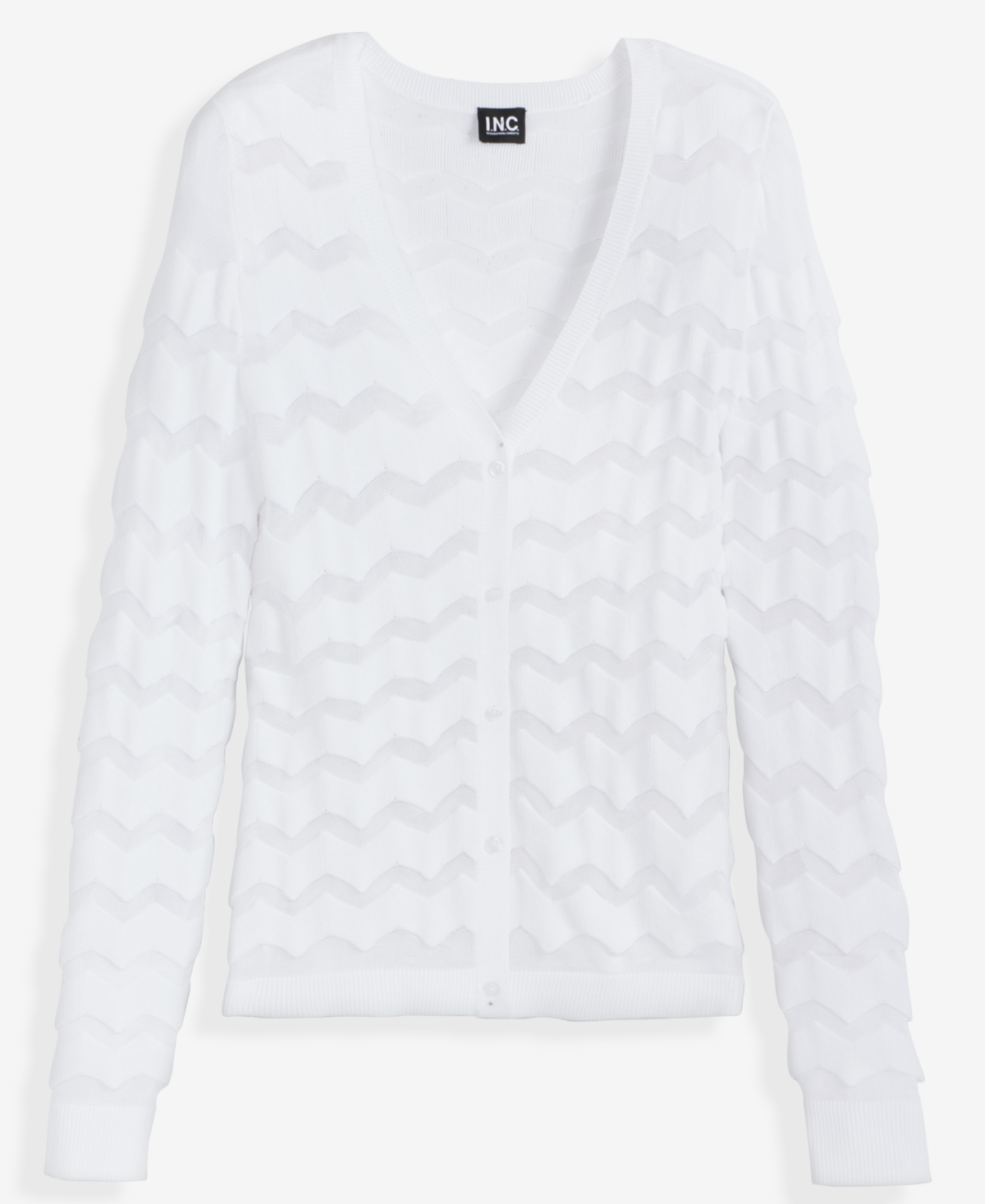 I.n.c. International Concepts Women's Chevron Stitch Cardigan, Macy's Exclusive