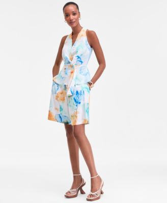 Women's Printed Tie-Waist Halter Top, Macy's Exclusive