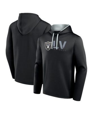 Logo Athletic - Men's Black Las Vegas Raiders Head Start Pullover Hoodie
