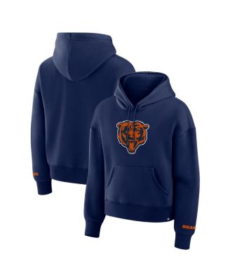Fanatics - Women's Navy Chicago Bears Legacy Fleece Pullover Hoodie