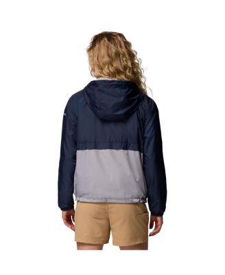 Women's Navy/Gray Dallas Cowboys Spire Hoodie Windbreaker Jacket