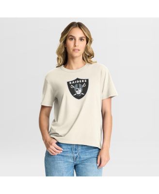 Fanatics - Women's Cream Las Vegas Raiders Dove Legacy T-Shirt