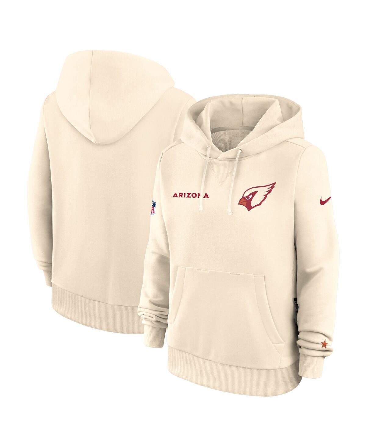 Nike Women's Natural Arizona Cardinals 2025 Rivalries Collection Standard Issue Sideline Dri-fit Hoodie In Neutral