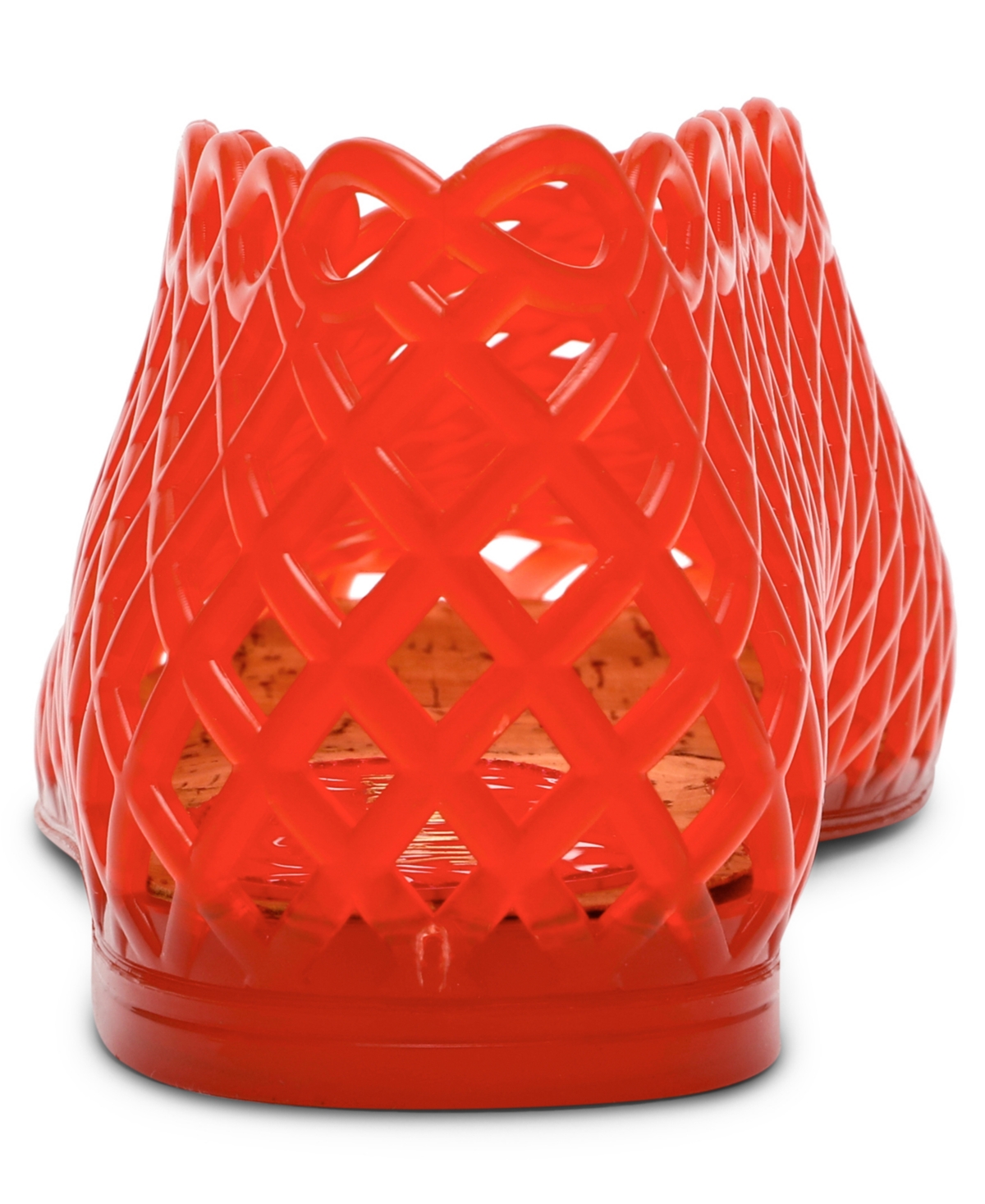 Steve Madden Women's Grove Caged Jelly Slip-on Flats In Red