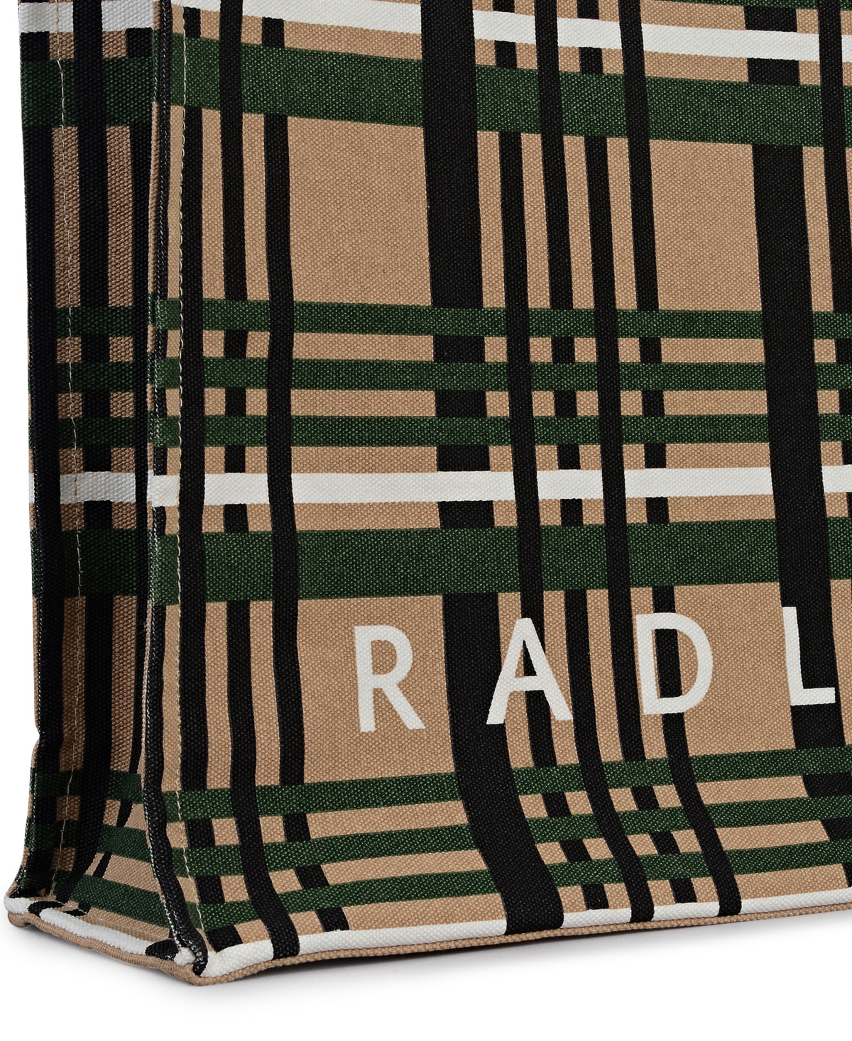 Radley London Check Medium Open Top Tote Bag