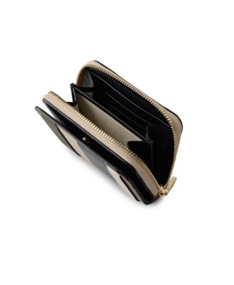 Stripe Lane Zip Around Wallet