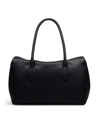 Liverpool Gardens Medium Smooth Leather Ziptop Grab Bag