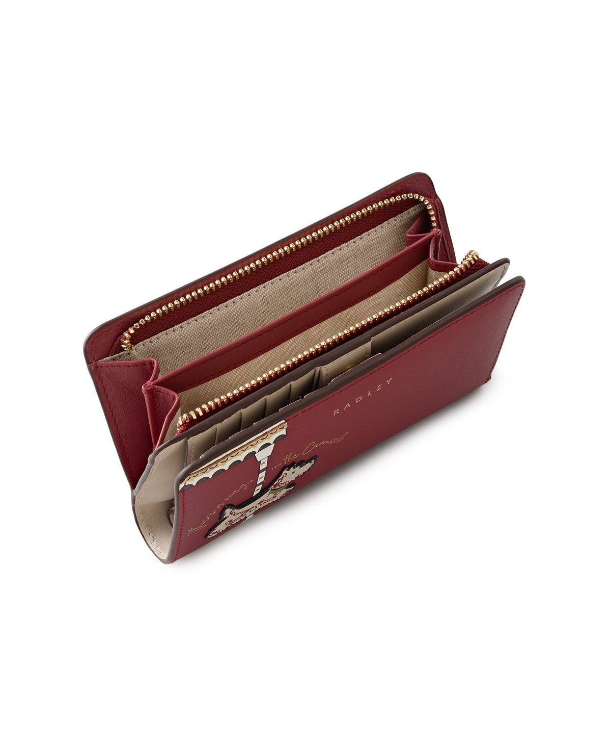 Radley London Magic Carousel Bifold Wallet In Red