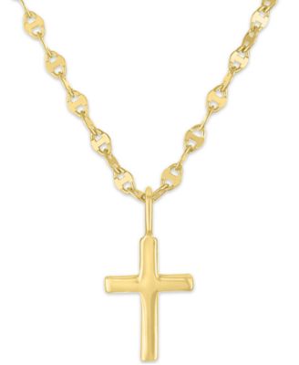 2-Pc. Diamond Necklace Set (1/20 ct. t.w.) in 14K Yellow Gold Over Sterling Silver