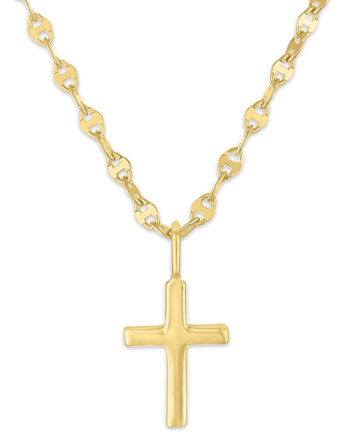 Macy's 2-Pc. Diamond Necklace Set (1/20 ct. t.w.) in 14K Yellow Gold Over Sterling Silver