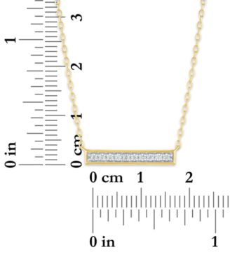 2-Pc. Diamond Necklace Set (1/4 ct. t.w.) in 14K Yellow Gold Over Sterling Silver