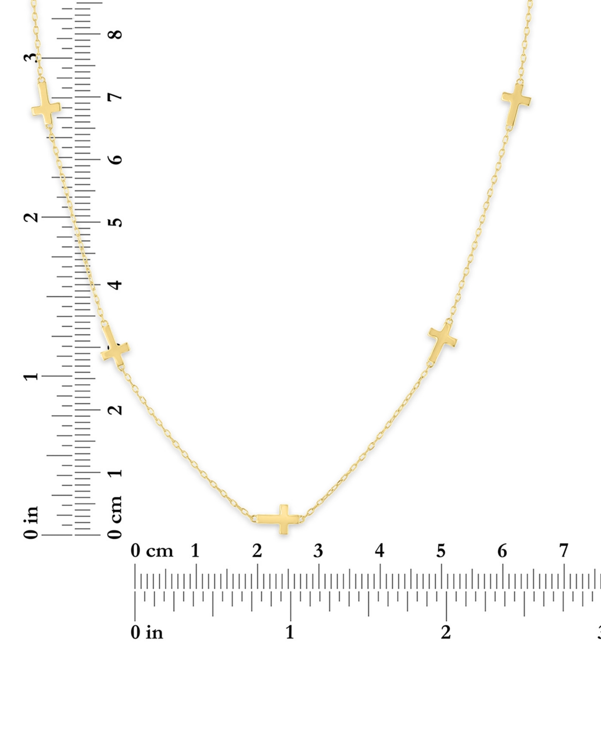 Macy's 2-Pc. Diamond Necklace Set (1/10 ct. t.w.) in 14K Yellow Gold Over Sterling Silver