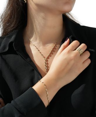 Diamond Bracelet (1/2 ct. t.w.) in 14K Yellow Gold, Macy's Exclusive