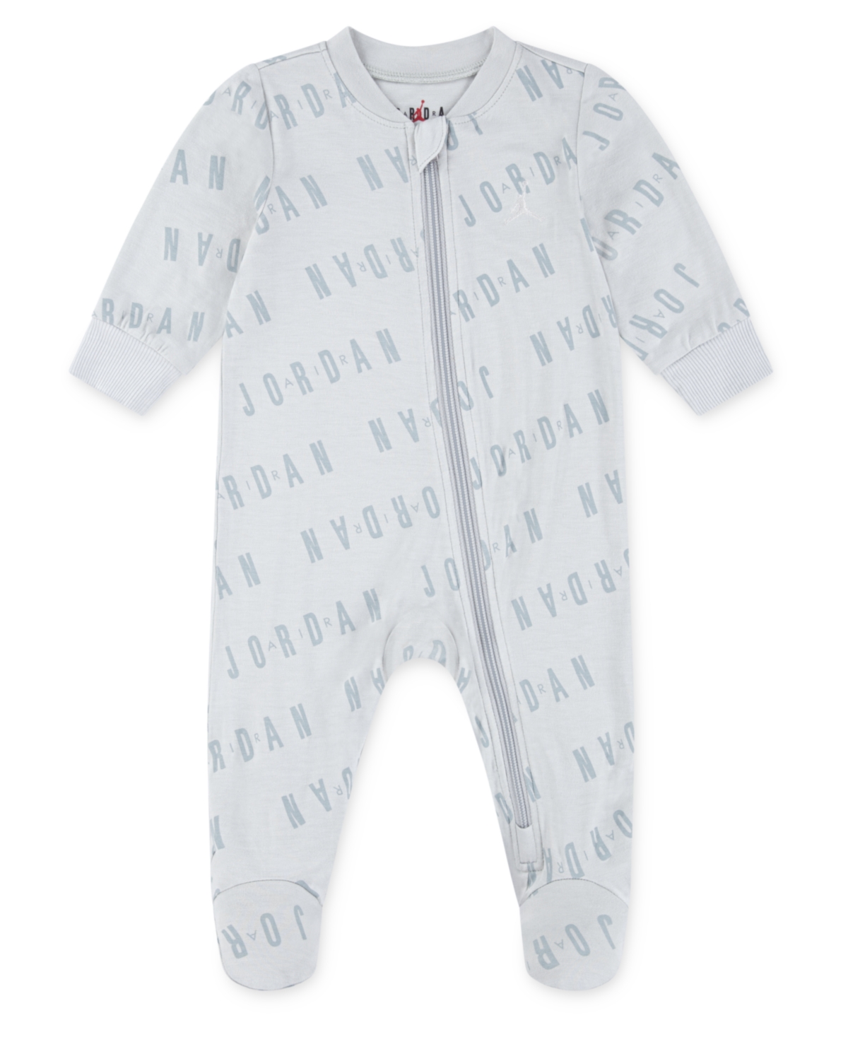 Jordan Baby Boys Or Baby Girls Bubble Footed One-piece Coverall In Gray