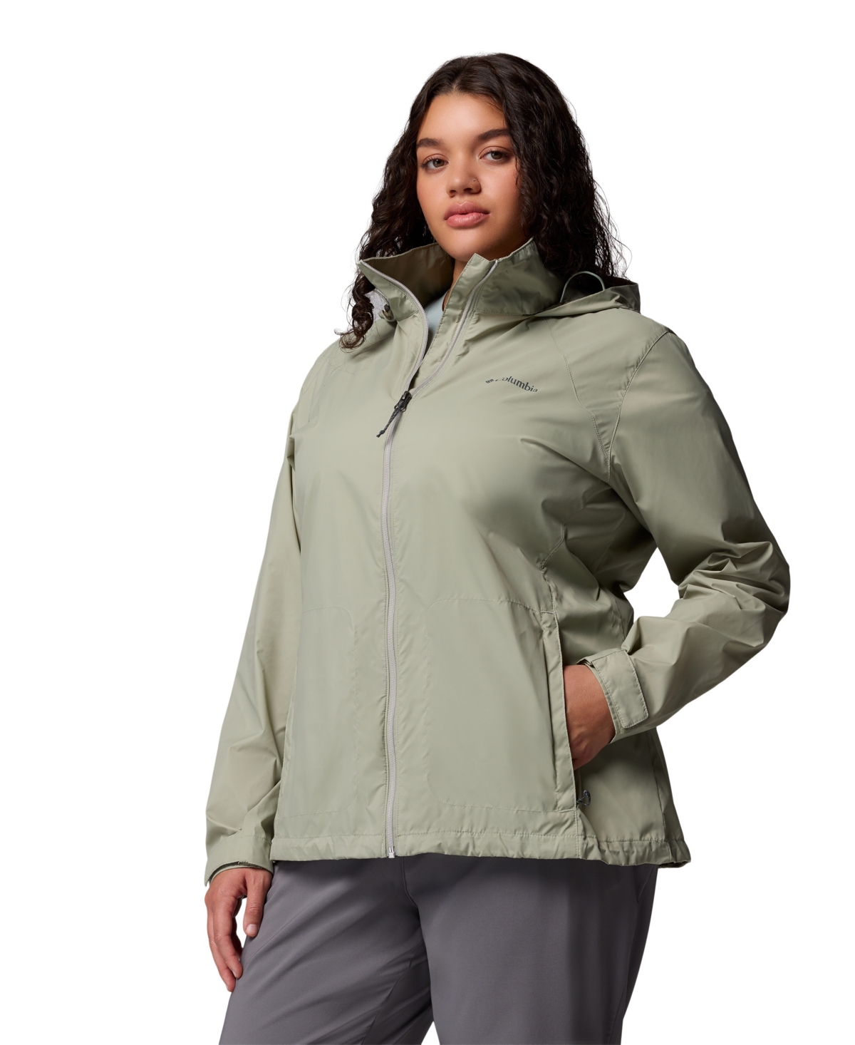 Columbia Plus Size Switchback Iv Jacket In Green